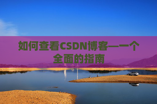 如何查看CSDN博客—一个全面的指南